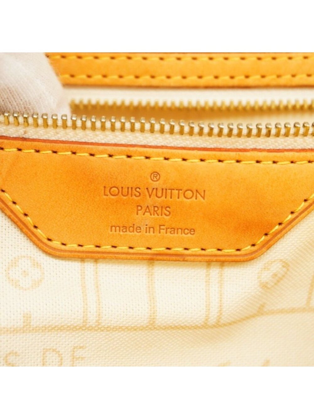 Louis Vuitton Tote Damier Azur Neverfull MM White - Picture 5 of 10